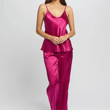 Silk Sleep Pant Cerise