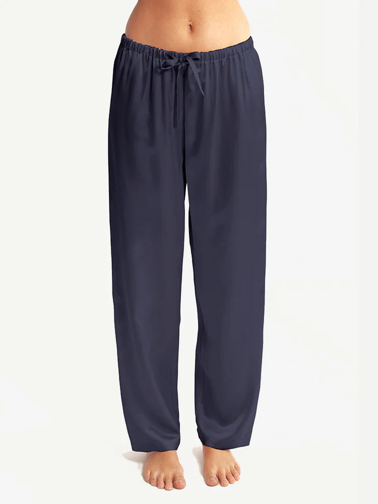 Silk Sleep Pant Navy