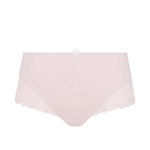 Flat lay of Simone Perele Delice Culotte Brief blush – best representation of true colour.