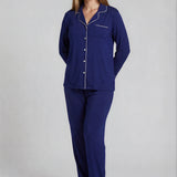 Sleep Luxe Modal Long Sleeve PJ Set Ocean