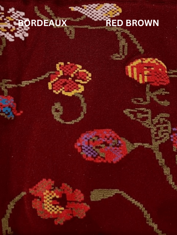 Platino Patterned Floral Tights Pantyhose