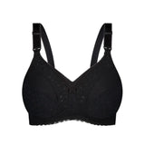 Lace Maternity Bra Black