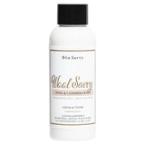 100ml bottle of Bon Savvy Wool & Cashmere Laundry Liquid with black cap, designed for delicate wool, cashmere, and knitwear care.