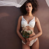 Wish Push Up Triangle Bra Natural