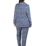 Ditsy Revere PJ Set Steel Blue