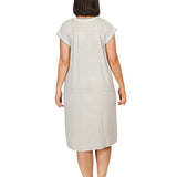 Ditsy Short Sleeve Dress Sage
