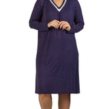 Winter Daisy Sleepdress Navy