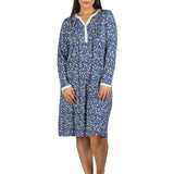 Ditsy Sleepdress Steel Blue