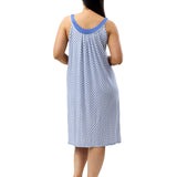 Art Deco Sleeveless Nightdress Denim