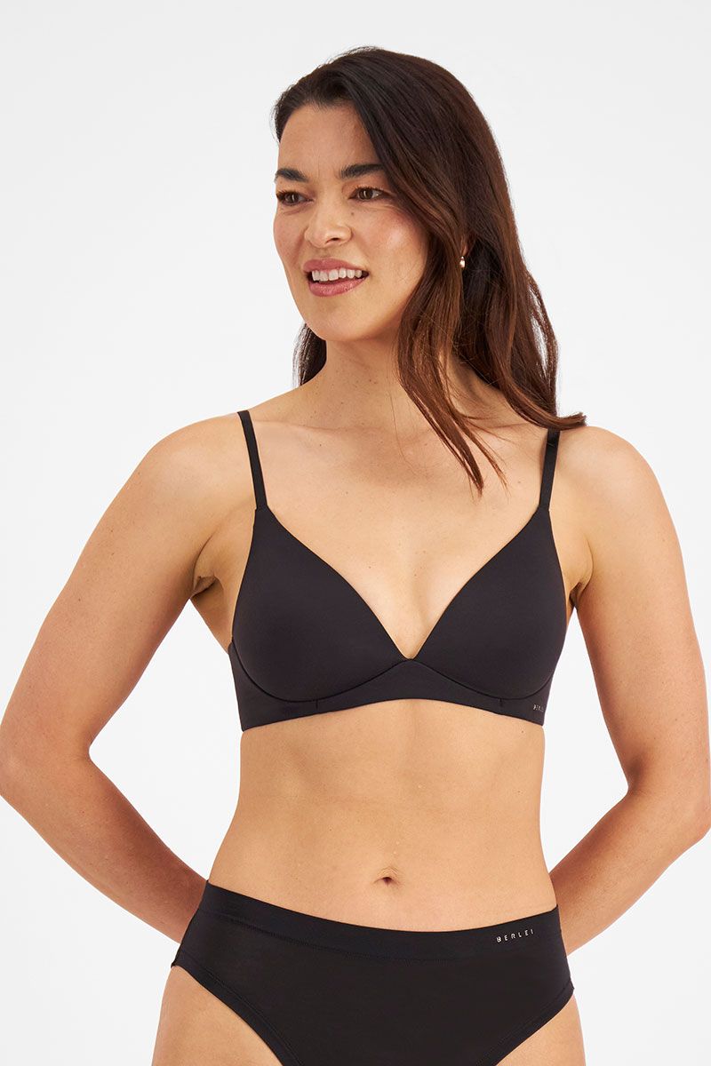 Berlei Understate Wirefree Bra in Black—available at The Foundation, designed for everyday comfort and invisibility under clothes.