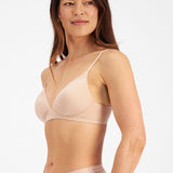 Side view of Berlei Understate Wirefree Bra in Nude—an invisible essential with full bust support and flattering fit for every age.