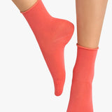 Velvet Cotton Ankle Socks Petunia