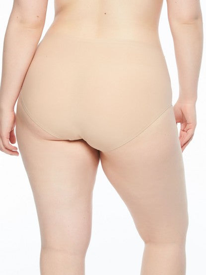 Soft Stretch Full Brief XL-4XL Nude