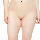 Soft Stretch Full Brief XL-4XL Nude