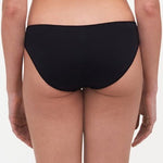 Back view of Champs Elysees Evolutive Full Brief by The Foundation—black mesh back for full comfort and no-show coverage under clothing.
