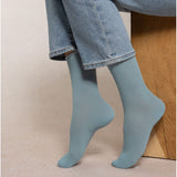 Velvet Cotton Socks Norwegian Blue