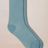 Velvet Cotton Socks Norwegian Blue