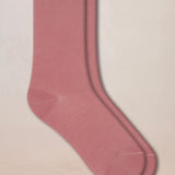 Velvet Cotton Socks Blush Pink
