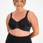 Berlei electrify mesh underwire sports bra for women in black YYN7