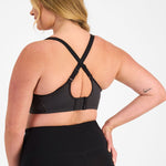 Berlei electrify mesh underwire sports bra for women in black YYN7 cross back straps