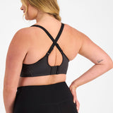 Berlei electrify mesh underwire sports bra for women in black YYN7 cross back straps