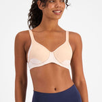 Berlei Electrify Mesh underwire sports bra in nude glow for women Style YYN7  for high impact sports slim body shape