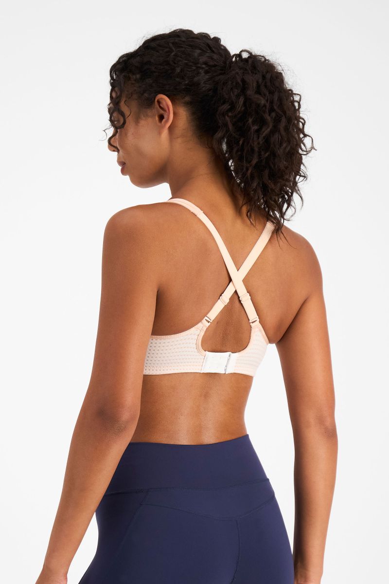 Berlei Electrify Mesh underwire sports bra in nude glow for women Style YYN7  for high impact sports slim body shape cross back adjustable straps
