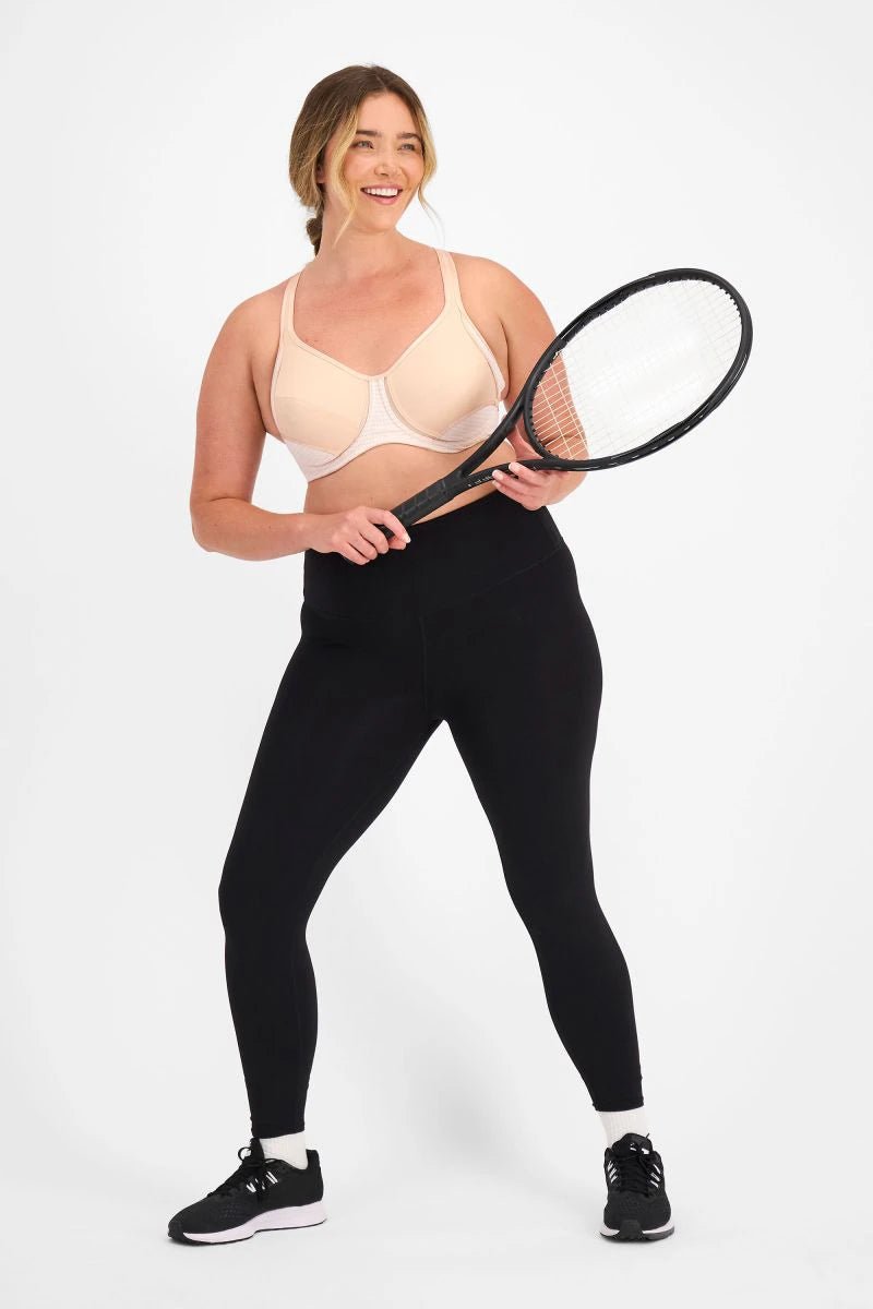 Berlei Electrify Mesh underwire sports bra in nude glow for women Style YYN7  for tennis