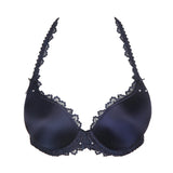 Jane Padded Heart Shape Bra Velvet Blue
