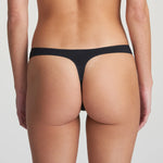 Back view of Marie Jo Tom Thong Brief in Charcoal, smooth, invisible wear under clothing.