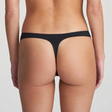 Back view of Marie Jo Tom Thong Brief in Charcoal, smooth, invisible wear under clothing.