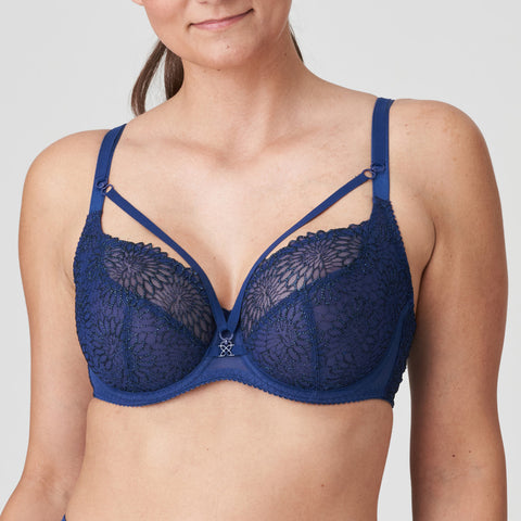 Sophora Balcony Tulip Seam Bra Royal