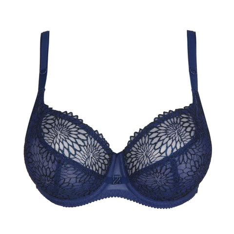 Sophora Balcony Tulip Seam Bra Royal