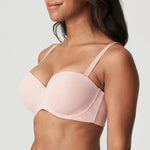 Side view of PrimaDonna Figuras Strapless Bra on model – structured fit and underbust detail.
