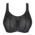 PrimaDonna The Game Sports Bra Black – flat lay front view highlighting technical fit and structured design.