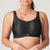 PrimaDonna The Game Sports Bra Black – front view showing full coverage and sleek, supportive fit for high-impact workouts.