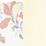 Close-up of floral embroidery and lace fabric on Mohala Luxury Thong Brief Vintage Natural by Prima Donna.