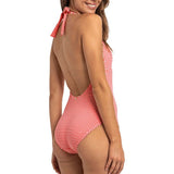 Gidget D/DD Halter One Piece Red