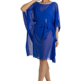 Limitless Mesh Scoop Kaftan - Royal