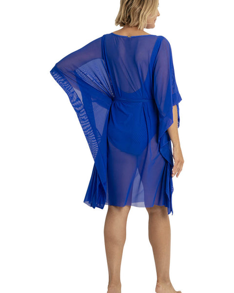 Limitless Mesh Scoop Kaftan - Royal