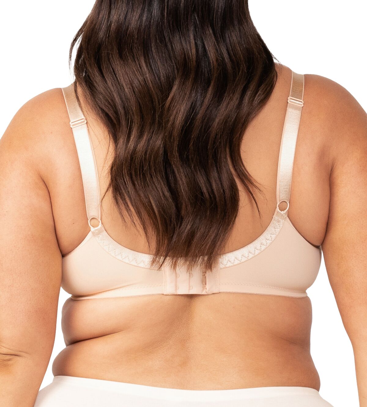 Back view of the Teint Gorgeous T-Shirt Bra by Triumph, showing soft hook-and-eye closure—shop at The Foundation.
