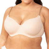 Front view of Triumph Gorgeous T-Shirt Bra in Teint with seamless padded cups—everyday essential at The Foundation.