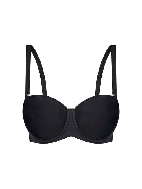 Beautiful Silhouette WDP Strapless Bra Black