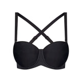 Beautiful Silhouette WDP Strapless Bra Black