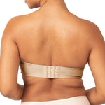 Back view of Triumph’s strapless nude bra with convertible straps, designed for versatility—shop The Foundation collection.