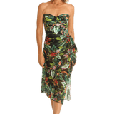 Meka Midi Mesh Sarong - Black