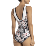 Saltbeach Scoop Ruche Mast One Piece Navy
