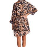 Shell City Painters Shirt Cover Up Black