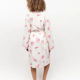 Shelly Printed Jersey Modal/Cotton Robe Cream