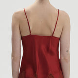 Nocturn Silk Camisole Tango Red